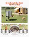 Vevor Chicken Plucker Machine 25.6" Drum with 158 Fingers 275 RPM 1200W New