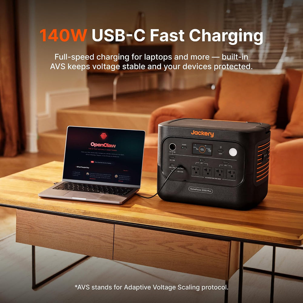 Jackery HomePower 2000 Plus v2 Power Station Portable 2400W 2048Wh New