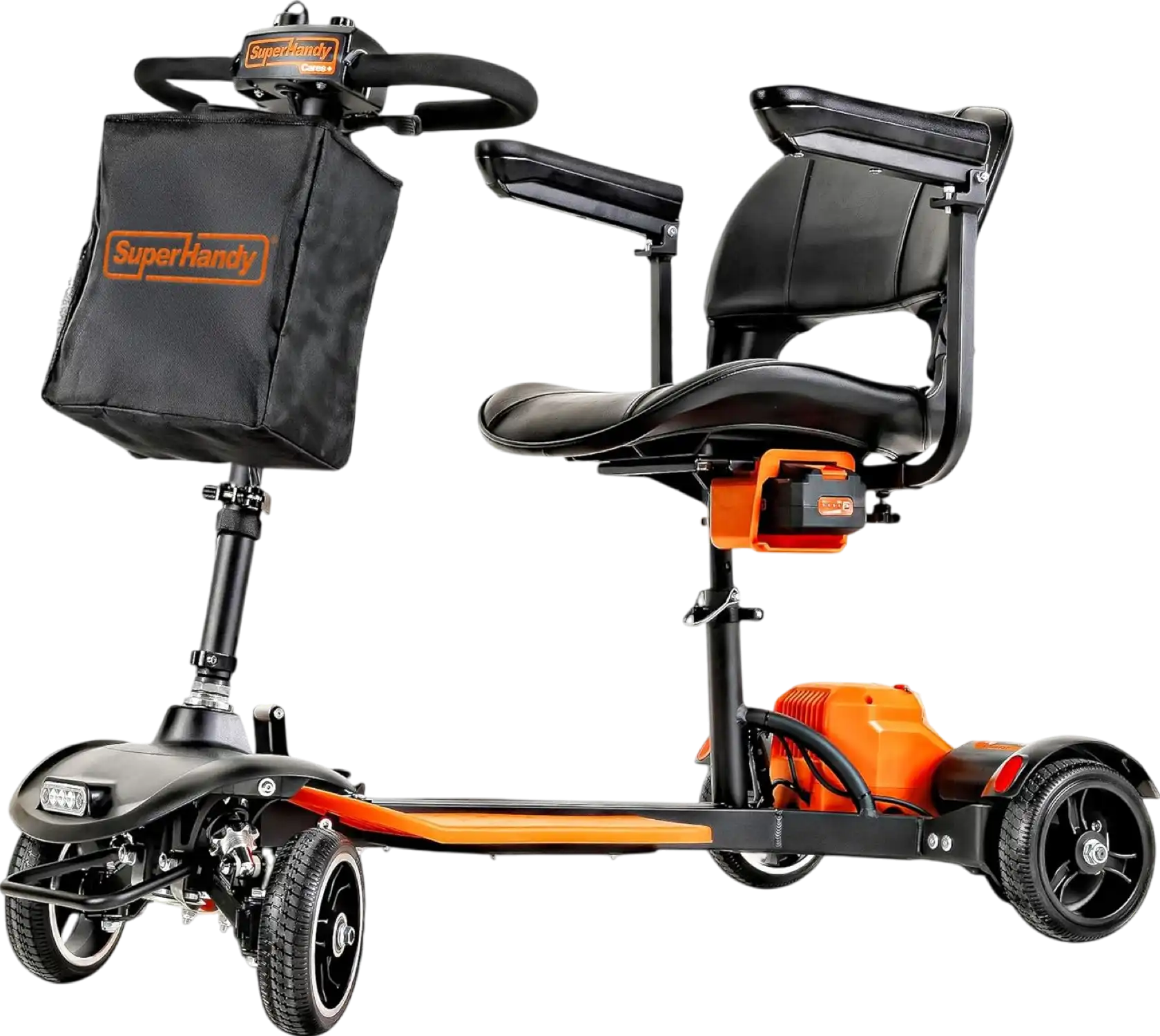 Super Handy GUT177 Electric Mobility Scooter Foldable 4-Wheel 48V 3.7 MPH Max Speed New