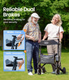 Vocic Z73 Electric Rollator Walker Folding 300 Lbs Capacity New