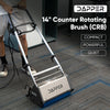 Dapper Supply Floor Cleaning Machine 14" Counter-Rotating Brush for Carpet & Hard Floor New