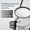 Dapper Supply Wet/Dry Vacuum 3-in-1 Function 16 Gallon 4.5 HP with Attachments New