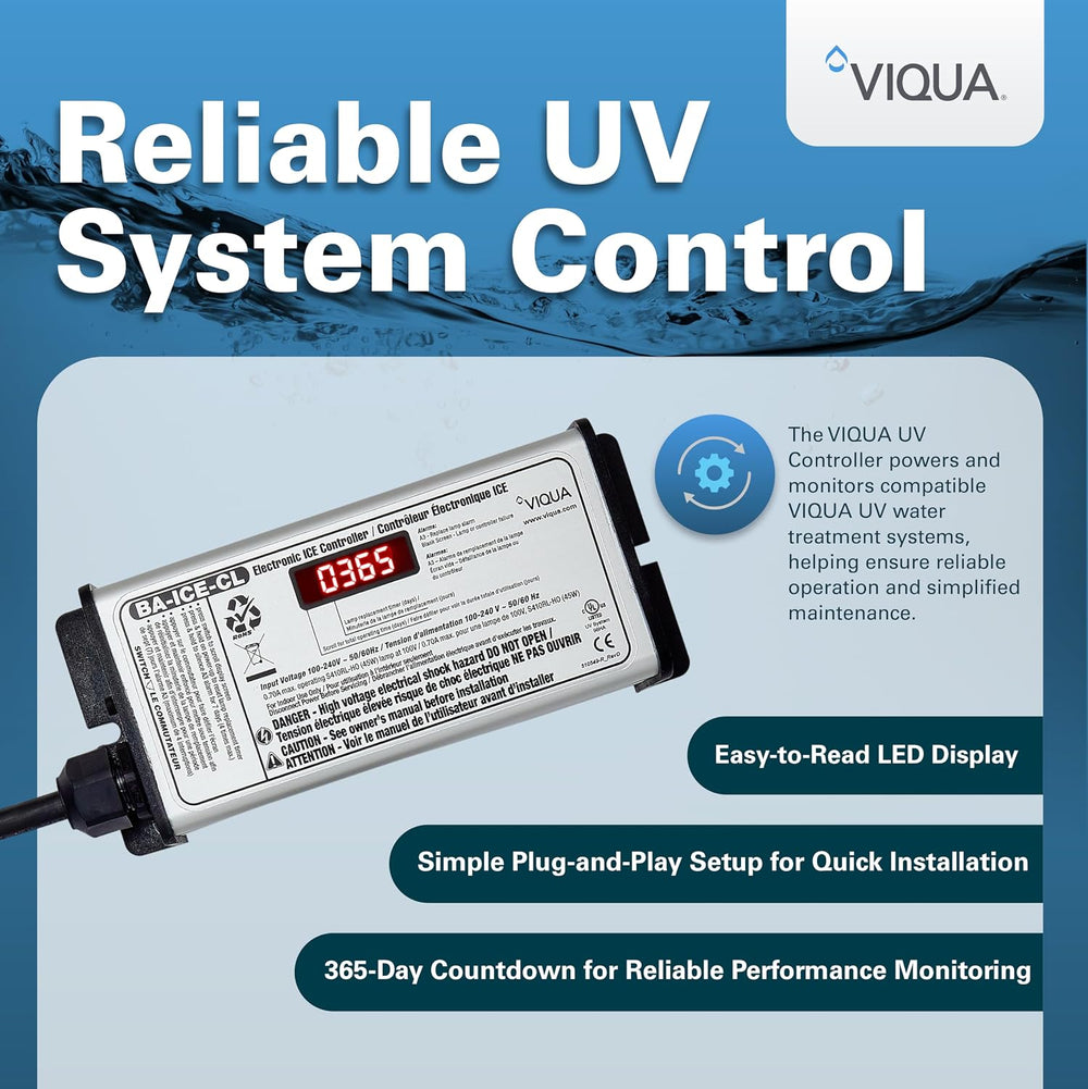 Viqua BA-ICE-CL Replacement UV System Controller New