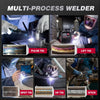 Arccaptain TIG200P Welder DC Pulse 200A Multi-Process IGBT 110/220V New