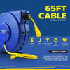 Goodyear GUR077 Extension Cord Reel 12AWG 65' 15A 1875W Mountable Retractable New