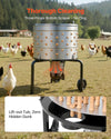 Vevor Chicken Plucker Machine 25.6" Drum with 158 Fingers 275 RPM 1200W New
