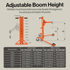 Super Handy GUO147 Drum Lift Manual Hydraulic for 55 Gal. Drums 550 Lbs Capacity New