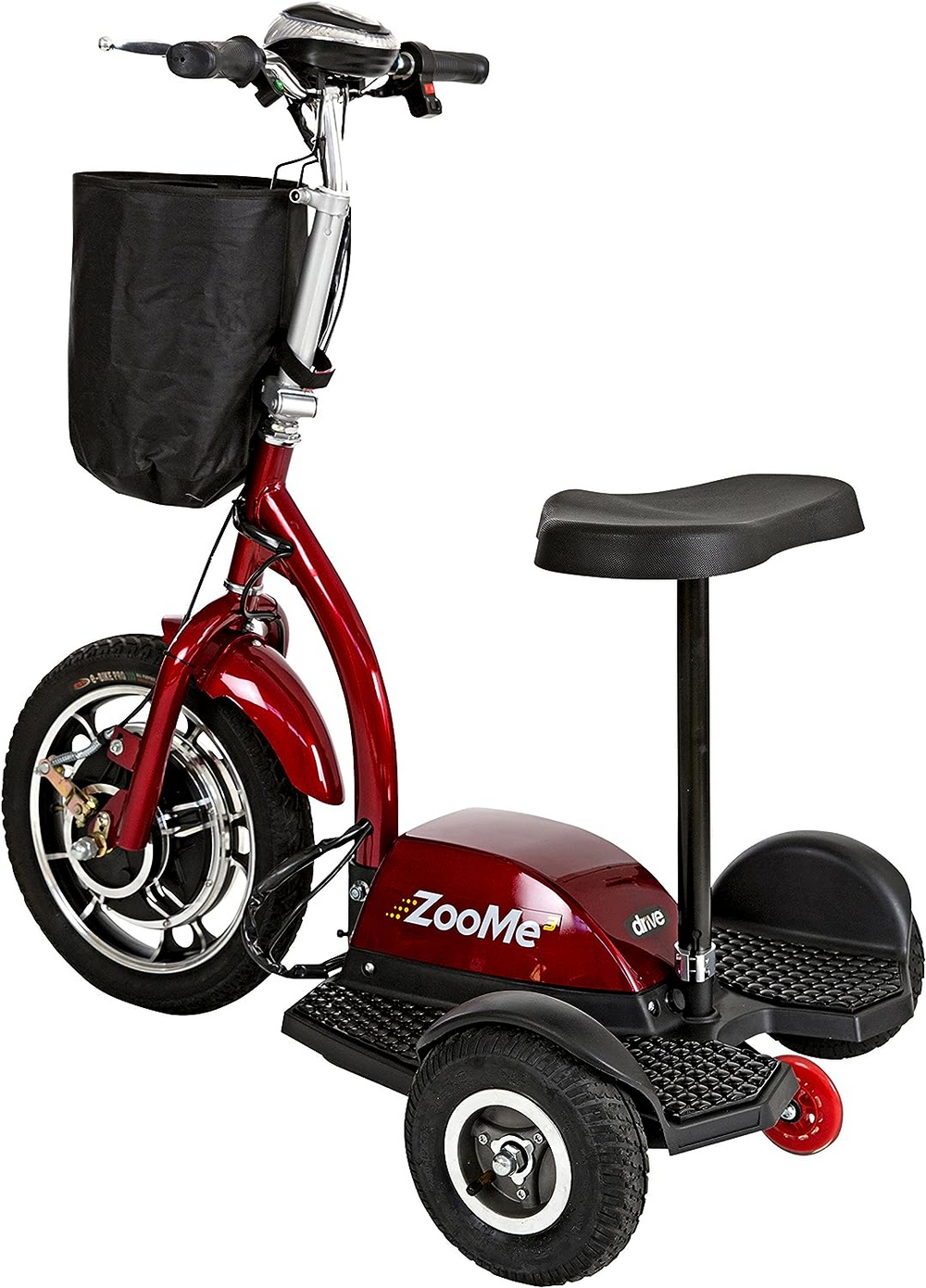 Drive Medical ZOOME3 Foldable Mobility Scooter 3-Wheel Red New