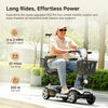 iScooter X02 Pro Mobility Scooter 4-Wheel 20 Mile Range 6.2 MPH 24V 20Ah New