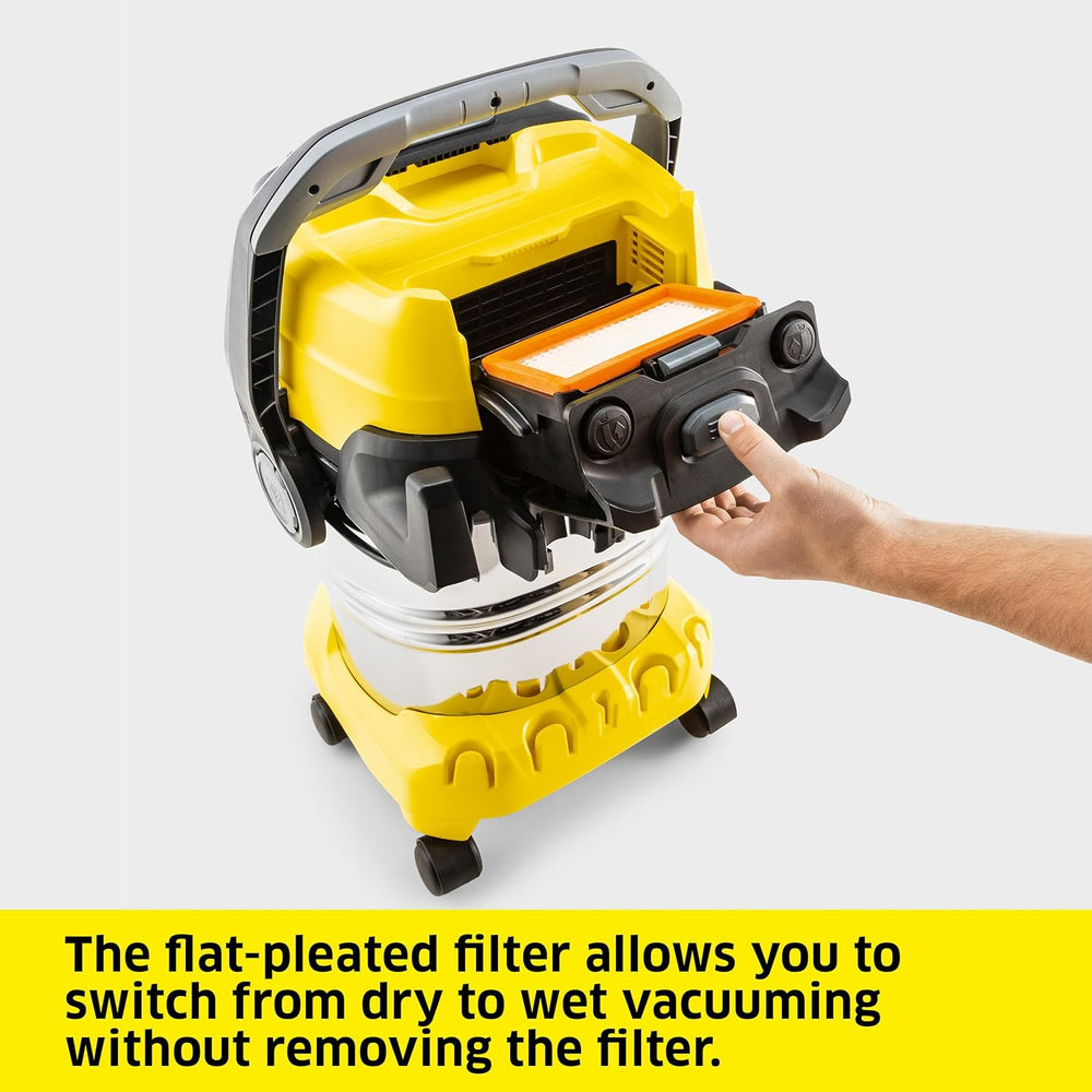 Karcher WD 6 P S Shop Vacuum 8 Gal. Wet Dry with 11.5 ft. Hose New