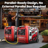 Maxpeedingrods 5000W/6000W Inverter Generator 50A Gas Low THD Remote Start CO Alert MXR6000GT-US New