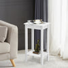 Set of 2 Versatile 2-Tier End Table with Storage Shelf-White - Gallery View 1 of 9