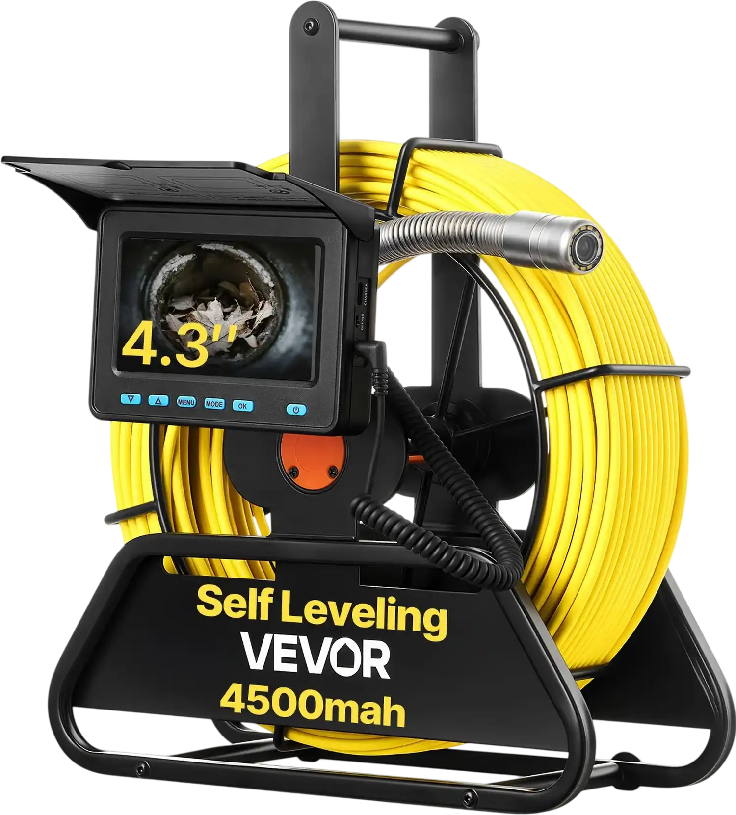 Vevor Sewer Camera 98 ft Self-Leveling with 4.3