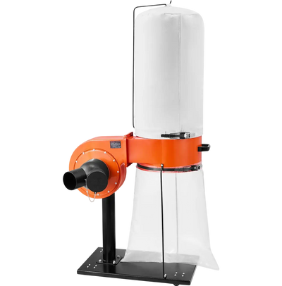 Vevor Vortex Dust Collector 16 Gallon Capacity 800 CFM 2.5 Micron 1 HP with Casters New