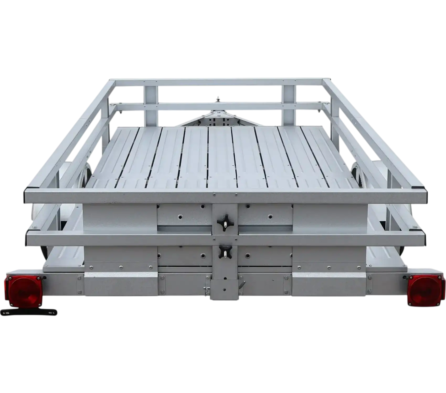Stirling Kit Trailer 4 x 8 ft 885 lb. Capacity with Rail Sides Plank Floor Ramps New