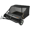Vevor Lawn Sweeper Tow Behind 44" 25 Cu. ft. with Adjustable Brush Height New