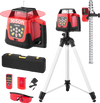 Vevor Rotary Laser Level Kit with Tripod 1650 ft. 360-Degree Self Leveling Remote Control New