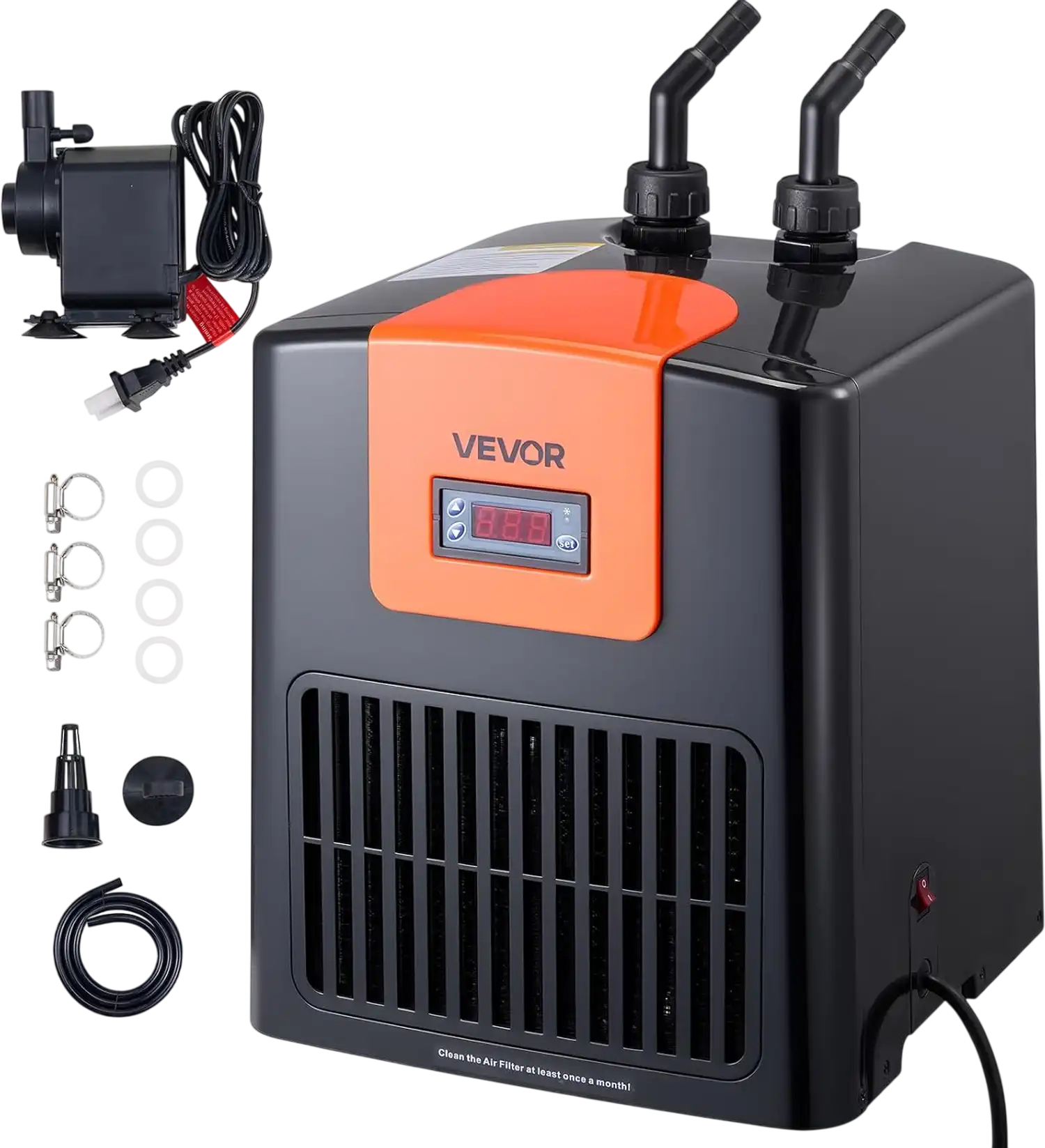 Vevor Aquarium Chiller 52 Gallon 1/10 HP High Efficiency Adjustable Temperature New