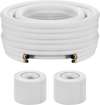 Vevor Mini Split Line Set 100 ft. 1/4" and 1/2" OD Copper Tubing Insulated with Flared Nuts New