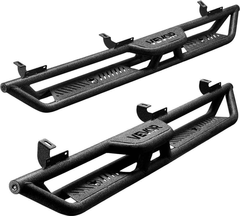 Vevor Running Boards 6 in. Side Steps Non-Slip 550 lb. Capacity fits 2007-18 Jeep Wrangler JK New