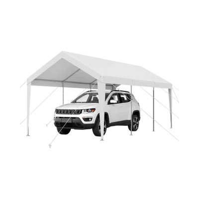 Vevor Carport 10 x 20 ft. Portable UV-Resistant Waterproof Galvanized Frame New
