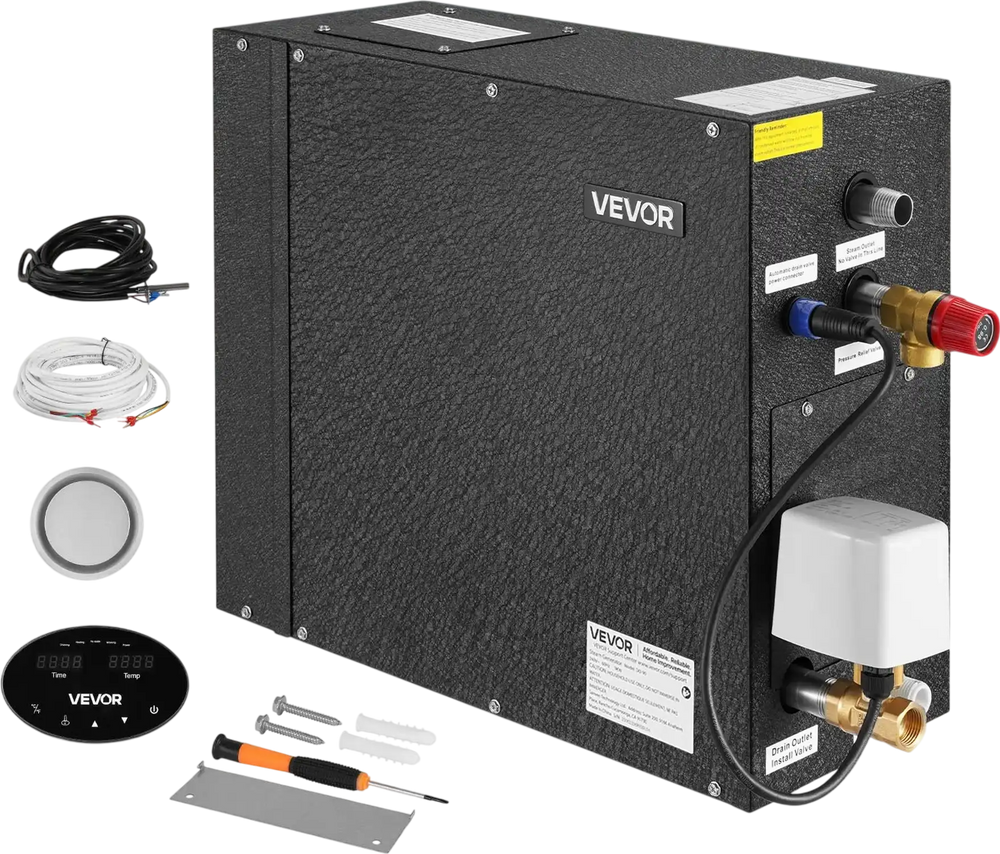 Vevor Steam Generator 9kW Shower System with Controller for Home Sauna 220-240V New