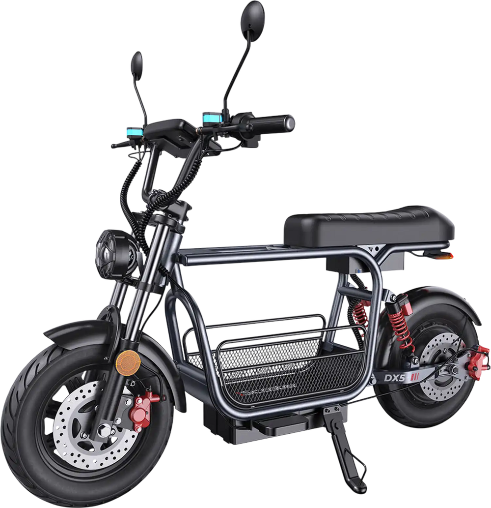 iScooter DX5 Electric Scooter with Seat 35 MPH 45 Mile Range 48V 1500W New