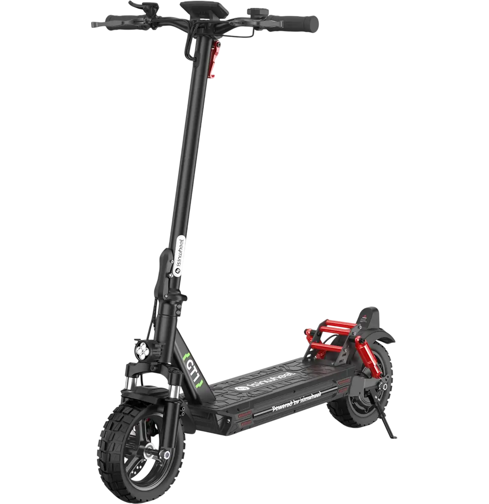 isinwheel GT1 Electric Scooter Off-Road Tires 800W 28 MPH 28 Miles Range 48V New