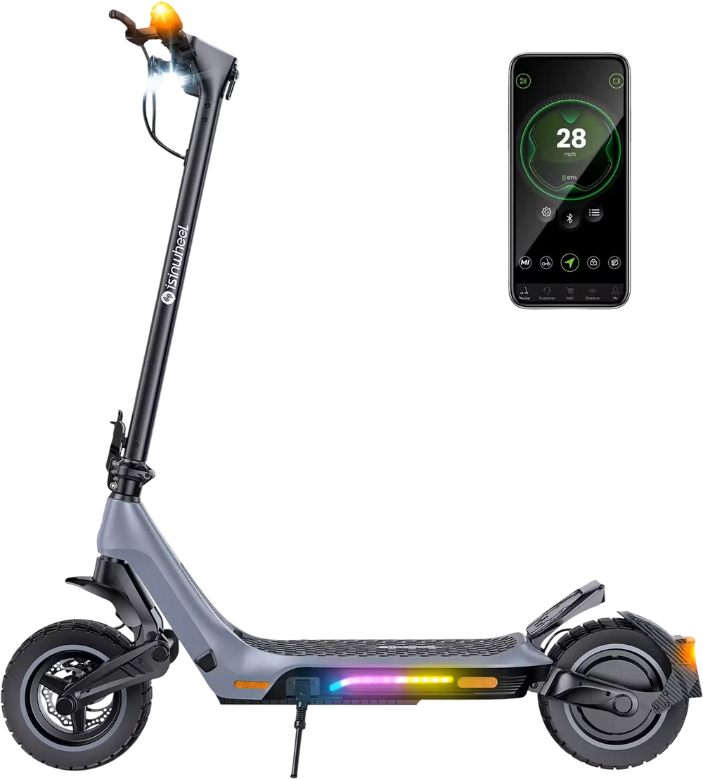 isinwheel Z1 Electric Scooter 1000W 28 MPH 30 Mile Range 48V New