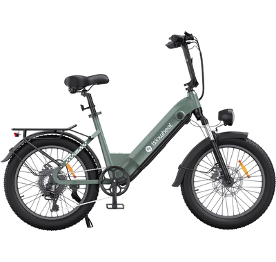isinwheel U8 Electric Bike All-Terrain 1000W 28 MPH 75 Mile Range 48V New