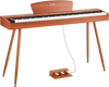 Vevor Digital Piano 88 Keys Fully Weighted with Music Stand Triple Pedal 280 Tones New