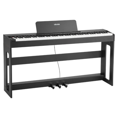 Vevor Digital Piano 88 Keys Fully Weighted with Stand Triple Pedal 280 Tones Bluetooth New