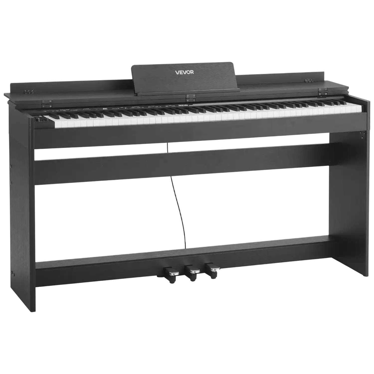 Vevor Digital Piano 88 Keys Fully Weighted with Stand Triple Pedal 680 Tones Bluetooth New