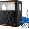 Vevor Sauna Tent 2-Person Portable with 9-Level Temp Control Remote Control New