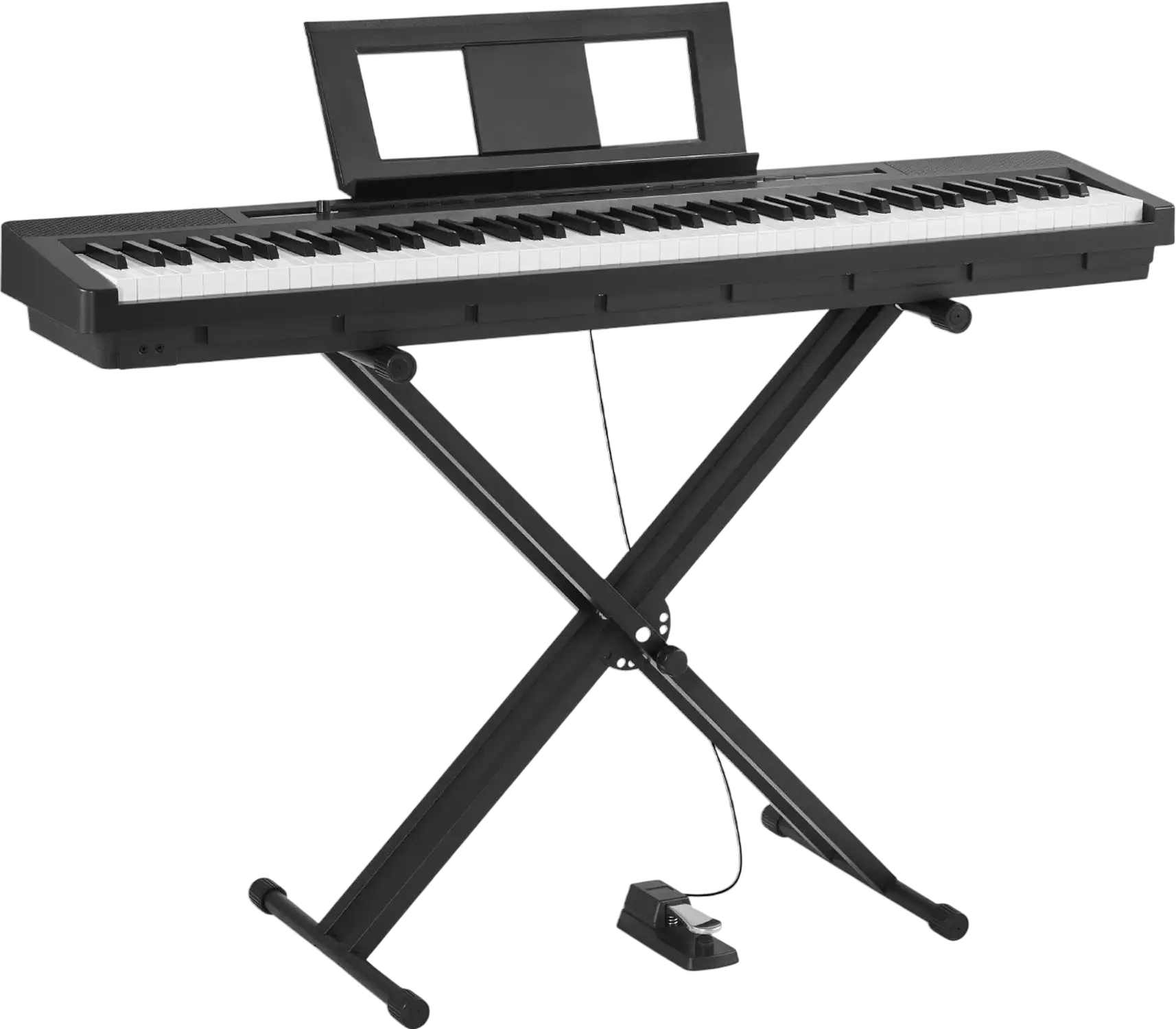 Vevor Digital Piano 88 Keys Fully Weighted 280 Tones with Sustain Pedal and Stand New