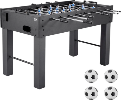Vevor Foosball Table 55 in. Full Size with Score Keeper Cup Holders New