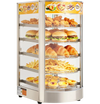 Vevor Food Warmer Commercial Display 5-Tier with Adjustable Shelves LED Light 800W New
