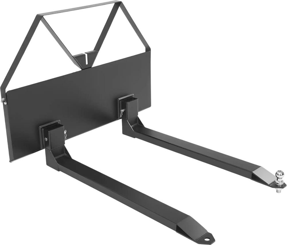 Vevor Skid Steer Pallet Forks with 48" Blades 1-7/8" Ball Hitch Receiver 2,600 lb. Capacity New