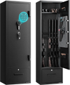 Vevor Gun Safe Cabinet 4-Rifle Quick Access with Key and Password Lock New