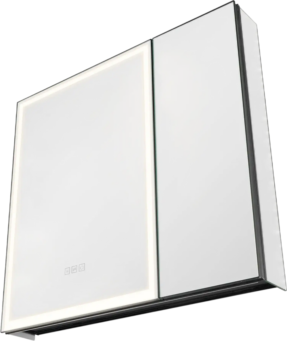 Vevor Lighted Medicine Cabinet 30 x 28 in. with Anti-Fog Mirror 3-Color Dimmable LED New