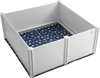 Vevor Dog Whelping Box 59.8 x 59.8 in. Puppy Pen with Washable Pad New