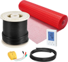 Vevor Floor Heating Mat System 50 Sq. Ft. with Smart Control Thermostat 600W 120V New