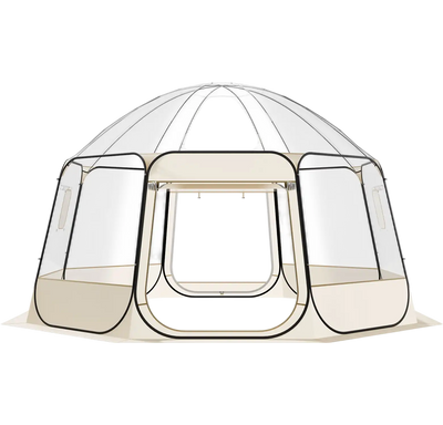 Vevor Pop-up Bubble Tent 15 x 13.8 ft. Clear Dome Igloo 12-15 Person New