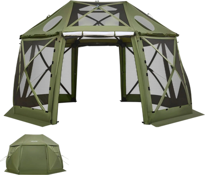 Vevor Pop-up Gazebo Tent 13 x 13 ft. with Removable Top 10-12 Person New