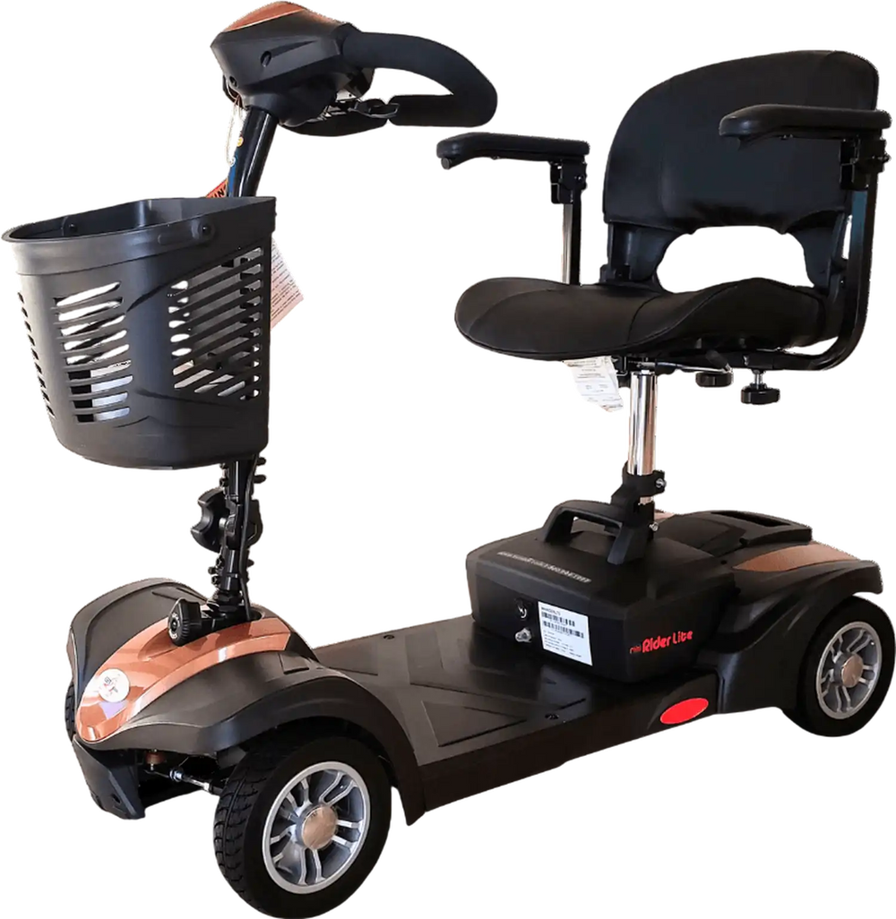 EV Rider MiniRider Lite Mobility Scooter 4-Wheel 280 lb. Capacity 4 MPH 10 Mile Range 12Ah New