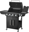 Vevor Gas Grill Propane 425 Sq. In. 52,000 BTU with Side Burner and Grease Tray New