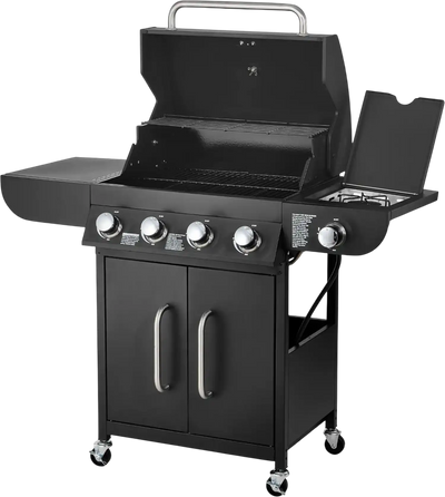 Vevor Gas Grill Propane 425 Sq. In. 52,000 BTU with Side Burner and Grease Tray New