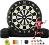 Vevor Inflatable Soccer Dart Board 10 ft. with 9 Balls and Air Pump New