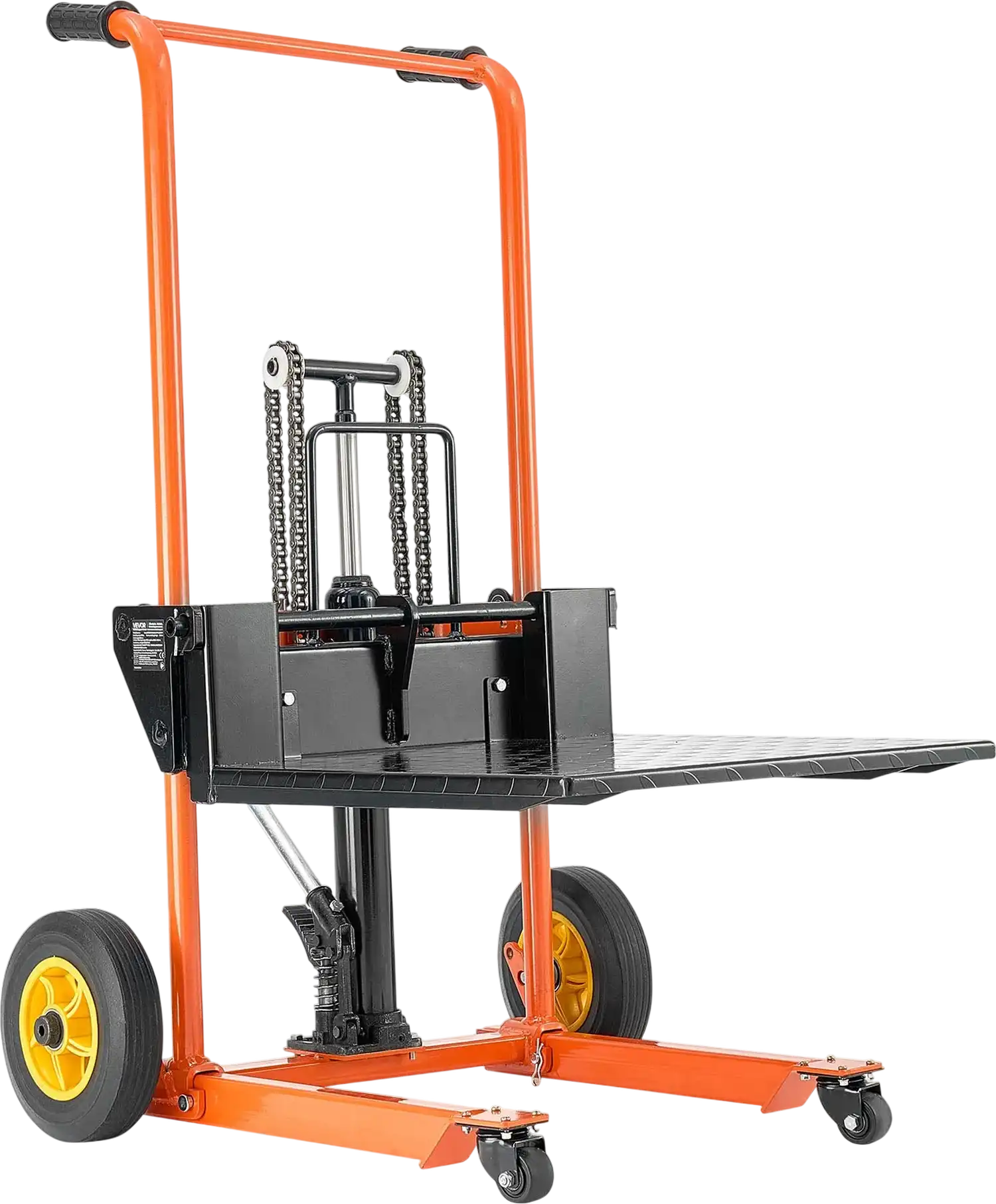 Vevor Hydraulic Material Lift Stacker with Fork Table 35.8
