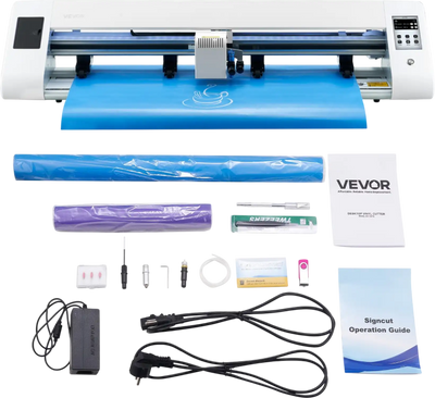 Vevor Vinyl Cutter Machine 21 in. with Auto Edge Detection Adjustable Speed New